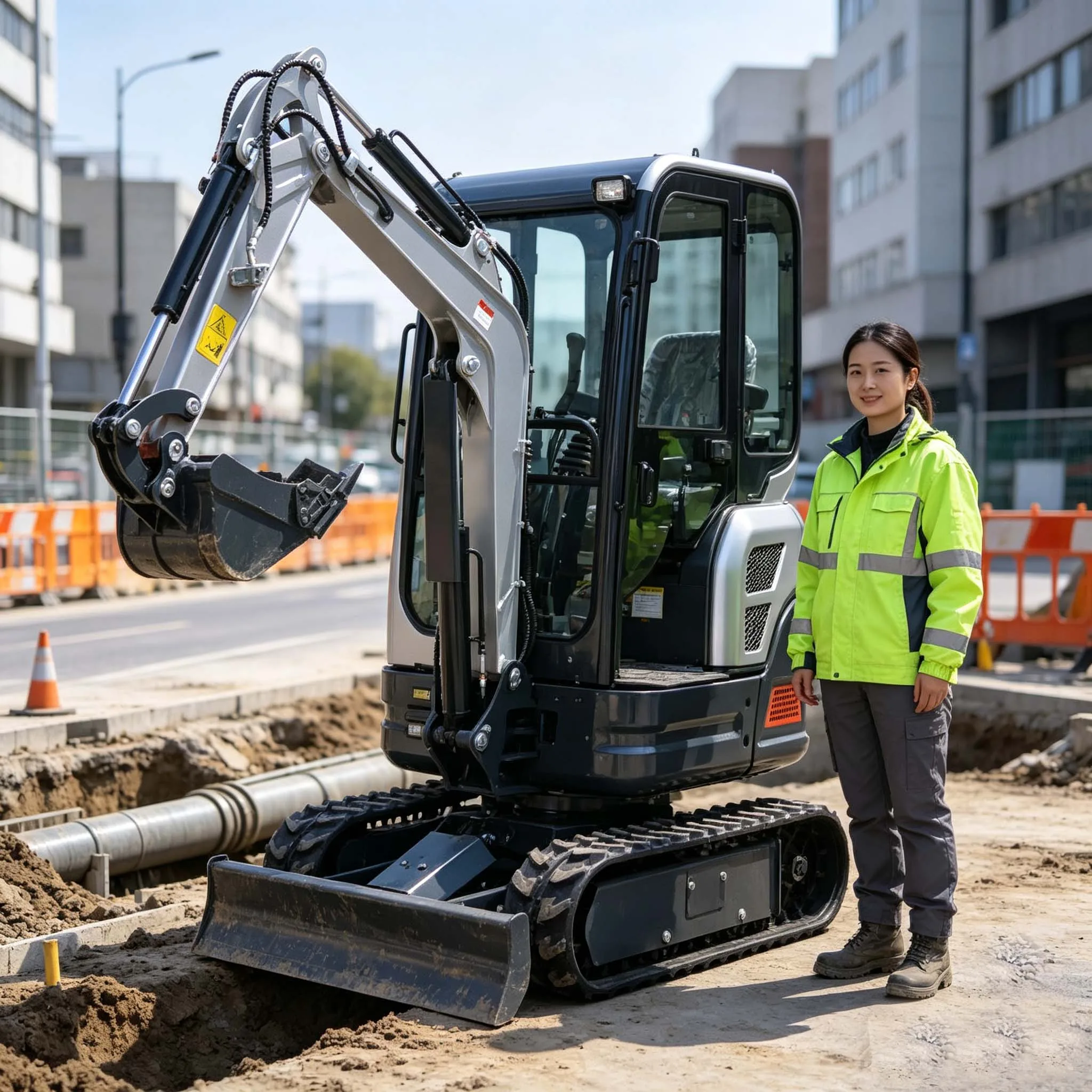 Complete Auxiliary Pipeline Match Various Attachments Hydraulic Excavator For General Earthmoving Jobs