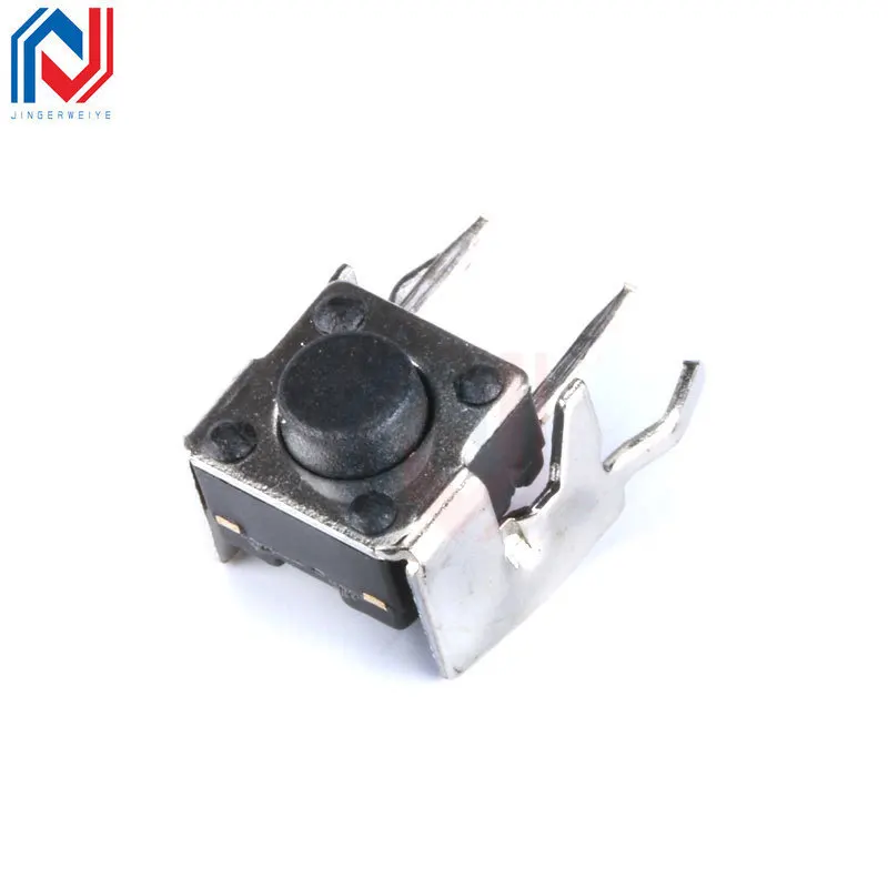 20PCS  Mini Micro Momentary Tactile Push Button Switch 6*6*4.3/5/6/7/8/9.5mm Right Angle With stent  4 Pin DIP Micro Switch