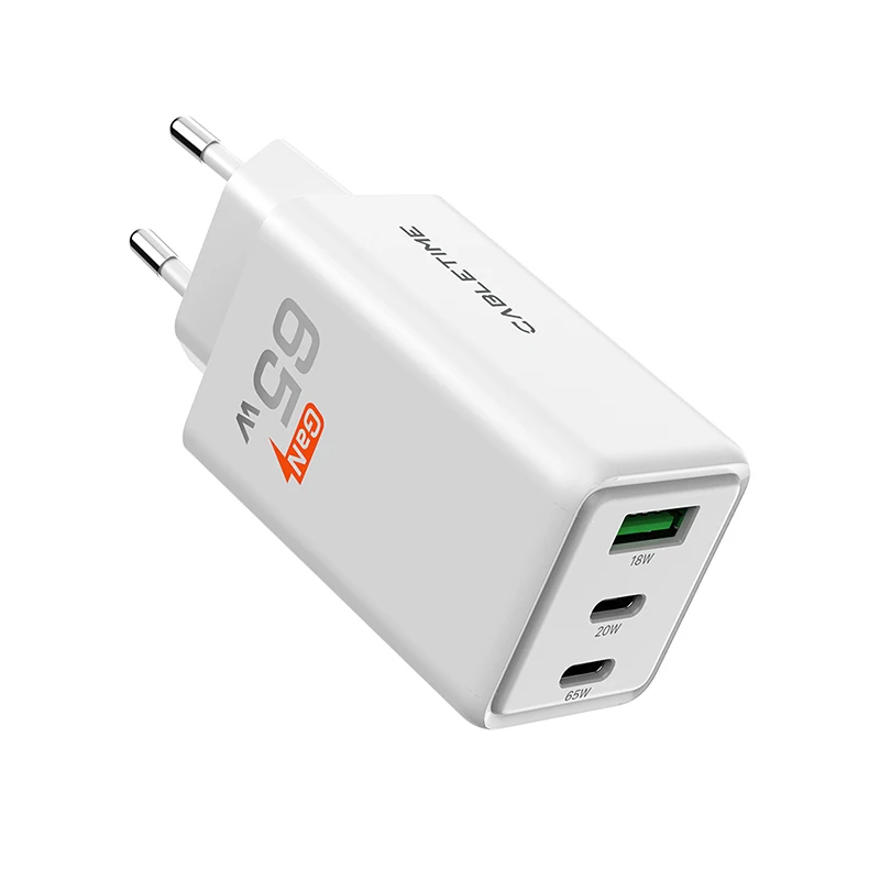 Ładowarka CABLETIME GaN 65W Quick Charge 4.0 3.0 USB C PD do Macbooka Air iPhone 16 15 14 iPAD Tablet PD Szybka ładowarka — zdjęcie produktu 7