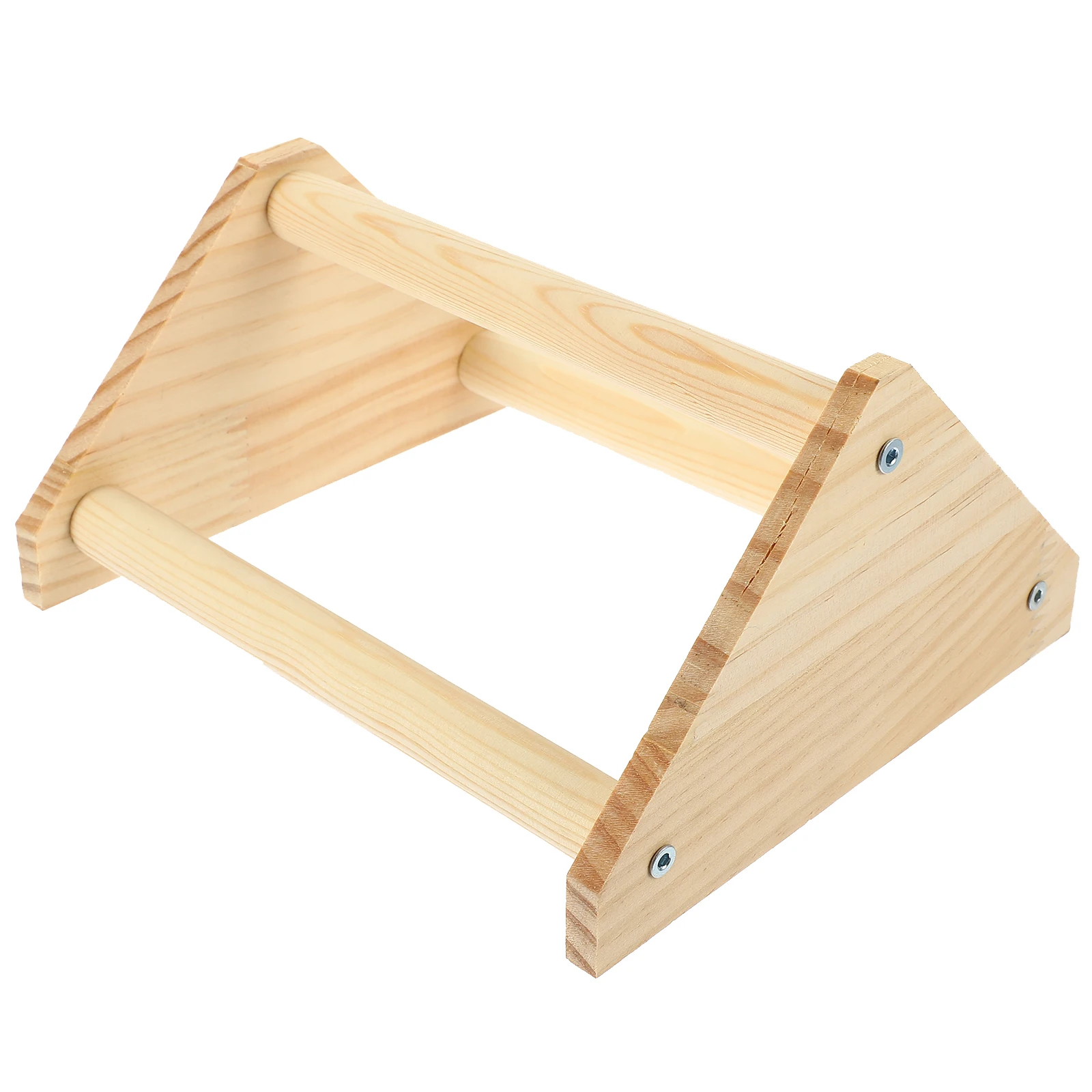 

Sturdy Bird Stand Parrot Perch Accessories Bite Resistant Training Wooden Platform Home Decoration Pet Chicken Gift