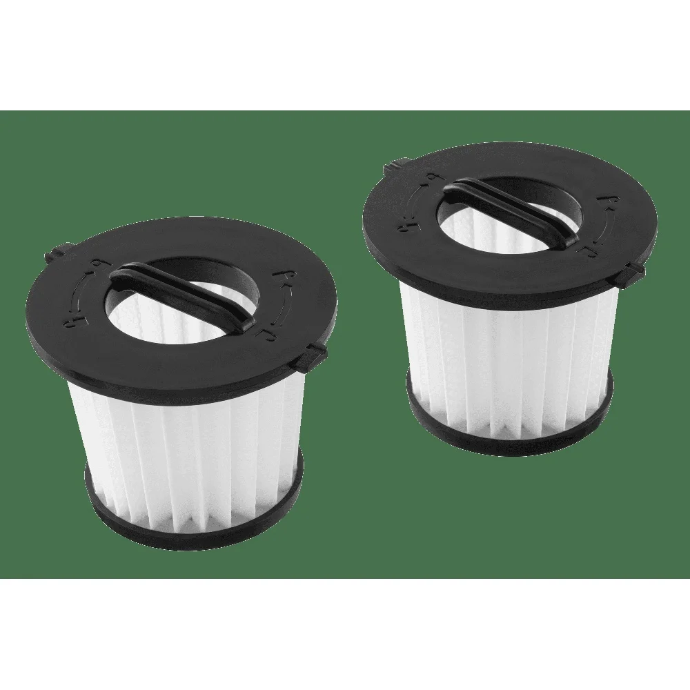 فلتر مكنسة يدوية لاسلكي 20 فولت، عبوتان، سهل التركيب، فلتر جاف متين، ملحق للتنظيف