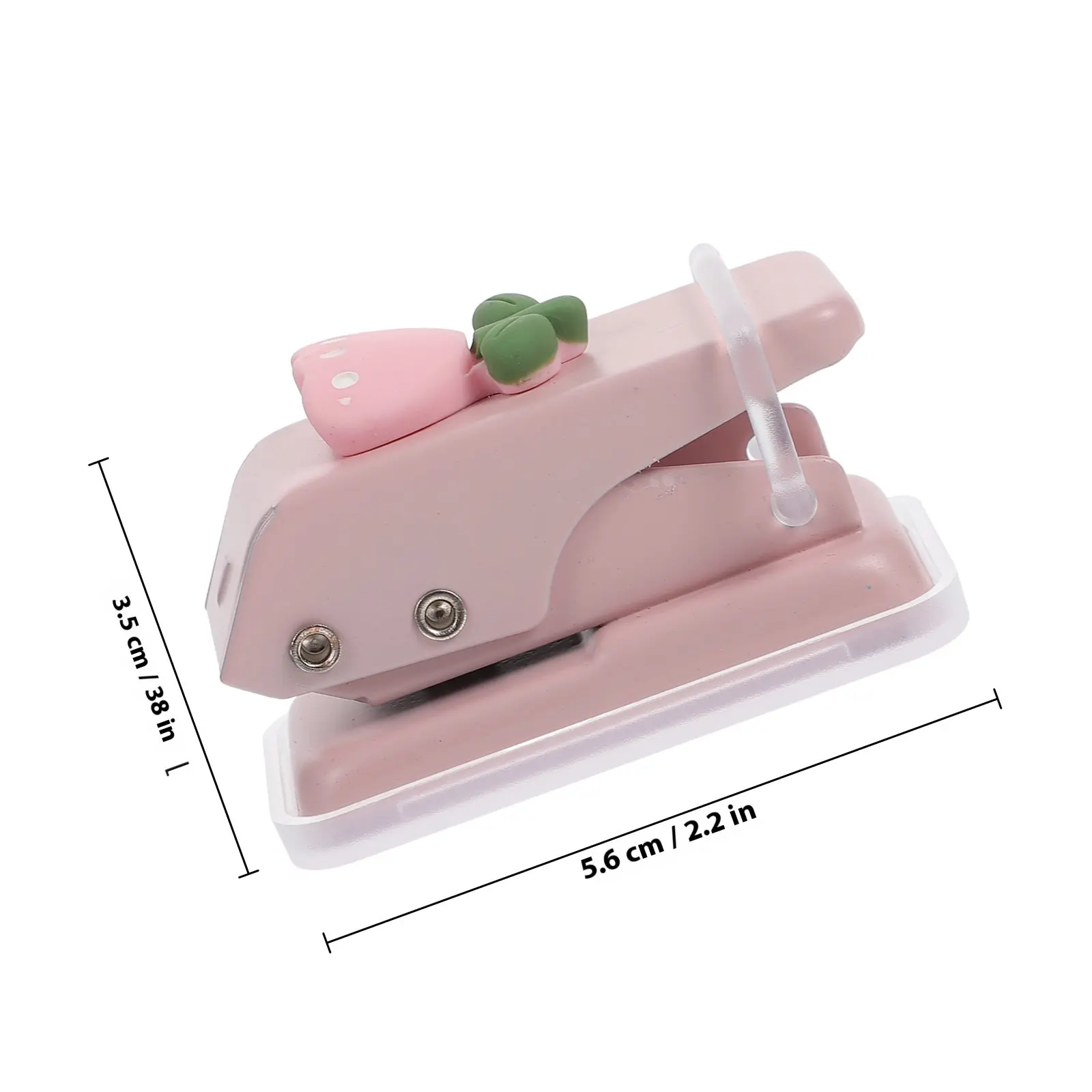 Compact Circle Punch Tool Space Saving Desk Drawer Portable Craft Punch for Paper Cardstock Chipboard Art Projects