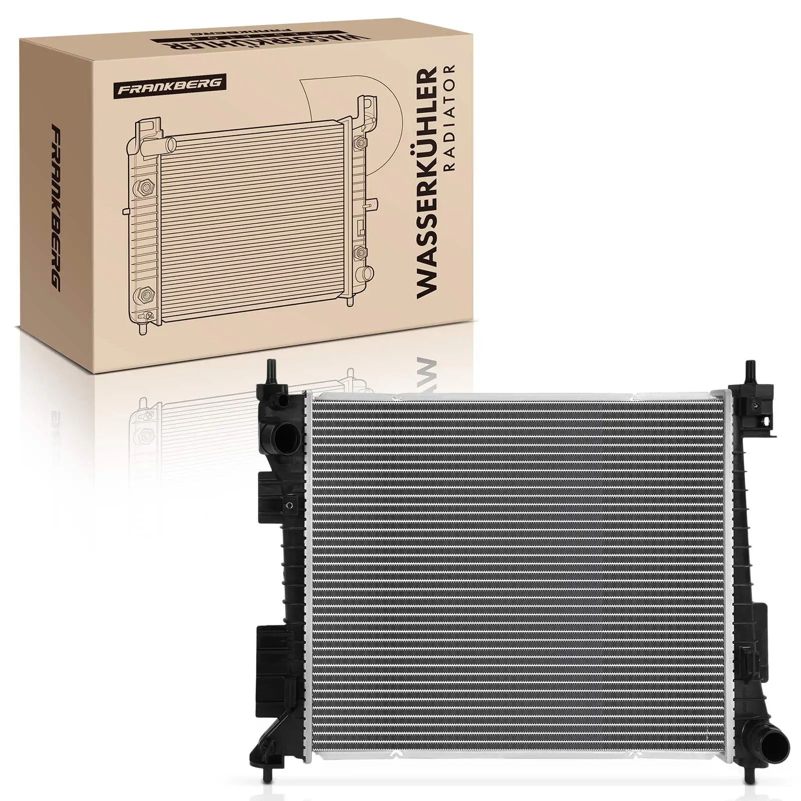 Frankberg 1x Koeler Waterkoeler Motorkoeler voor Hyundai i20 BC3 BI3 1.0L-1.4L Bj 2020 25310Q0300
