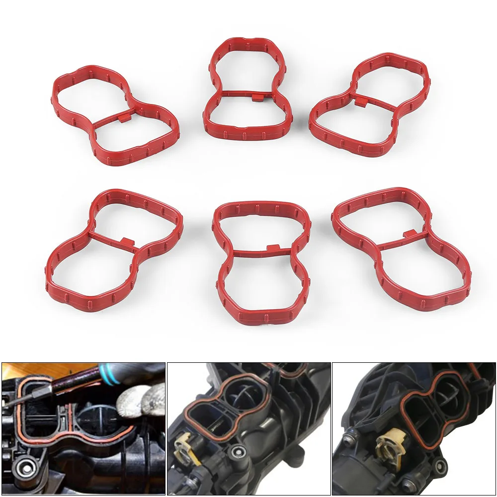 Intake Manifold Swirl Flap Blanking Plug + Gasket Set Kit for BMW N57N N57Z 3.0d