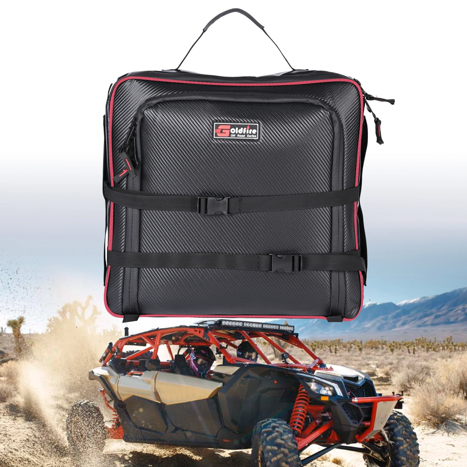 Under Seat Strorage Bag Gear Bag Tool Organizer Waterproof Pouch Fits for Can-Am Maverick X3 2017-2021 UTV Accessories