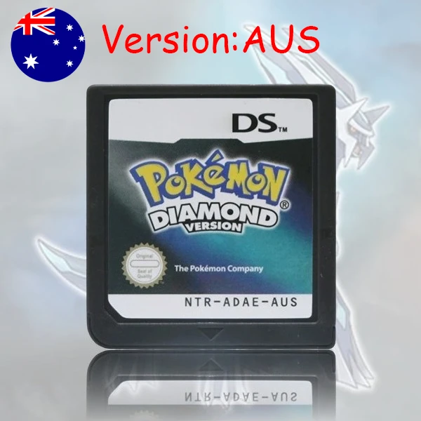 NDS Spielmodul Pokemon Schwarz Weiß Platin HeartGold SoulSilver USA EUR FRA ITA NOE AUS ESP Version für DS 2DS 3DS Konsole