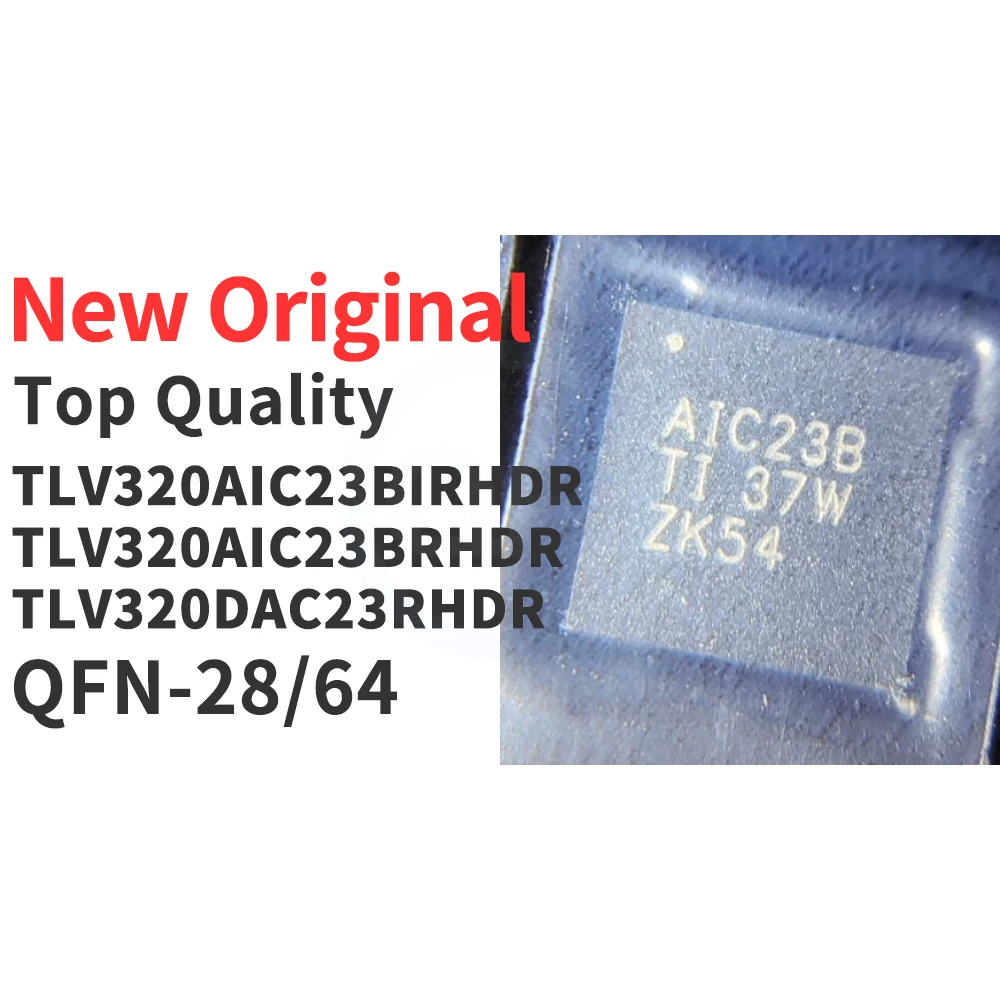 (10개) TLV320AIC23BIRHDR TLV320AIC23BRHDR TLV320DAC23RHDR AIC3268IRGCR QFN-28 QFN-64 신제품 오리지널