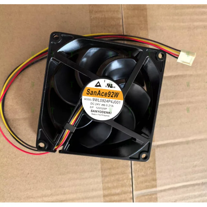 

H 1 шт. для вентилятора SANYO 9WL0924P4J001 DC 24 В 0,21 А 9225 9 см 4-проводной вентилятор с алюминиевой рамкой