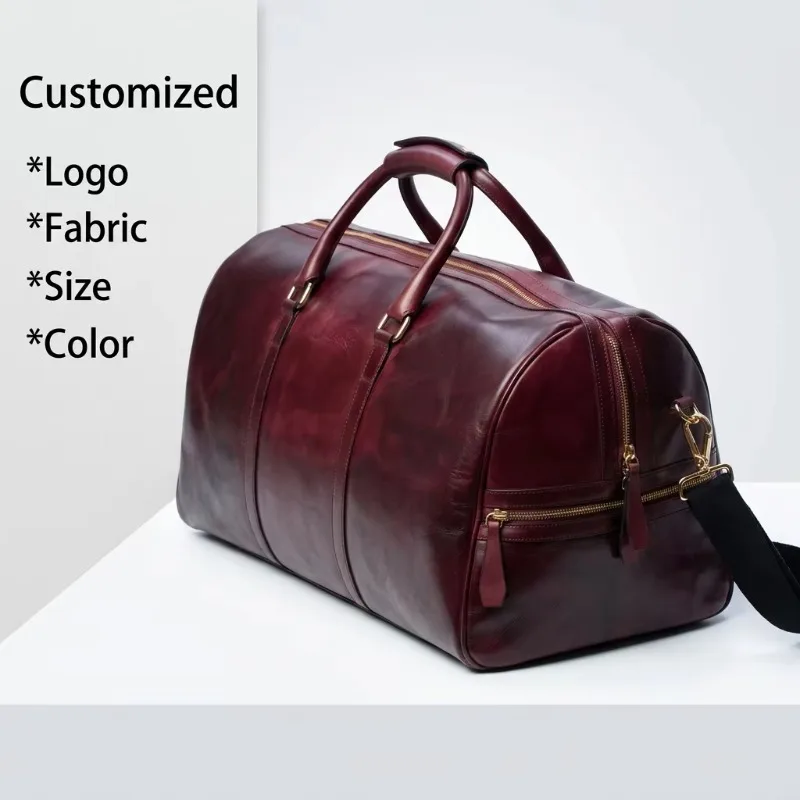 OEM Plant Tan Duffel Bag Weekend Overnight Bag for Business Travel Gym Exercise