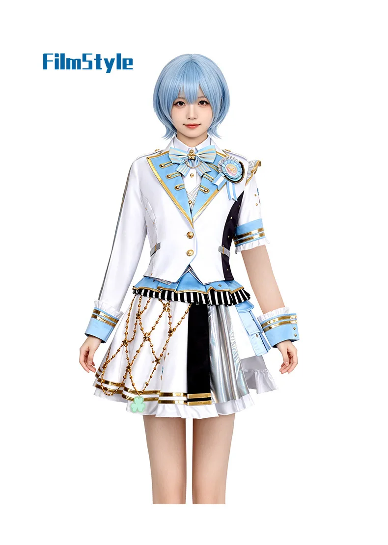 

Game Project Sekai Colorful Stage! Kiritani Haruka Cosplay Costume Uniform Halloween Party for Women Men Carnival Props