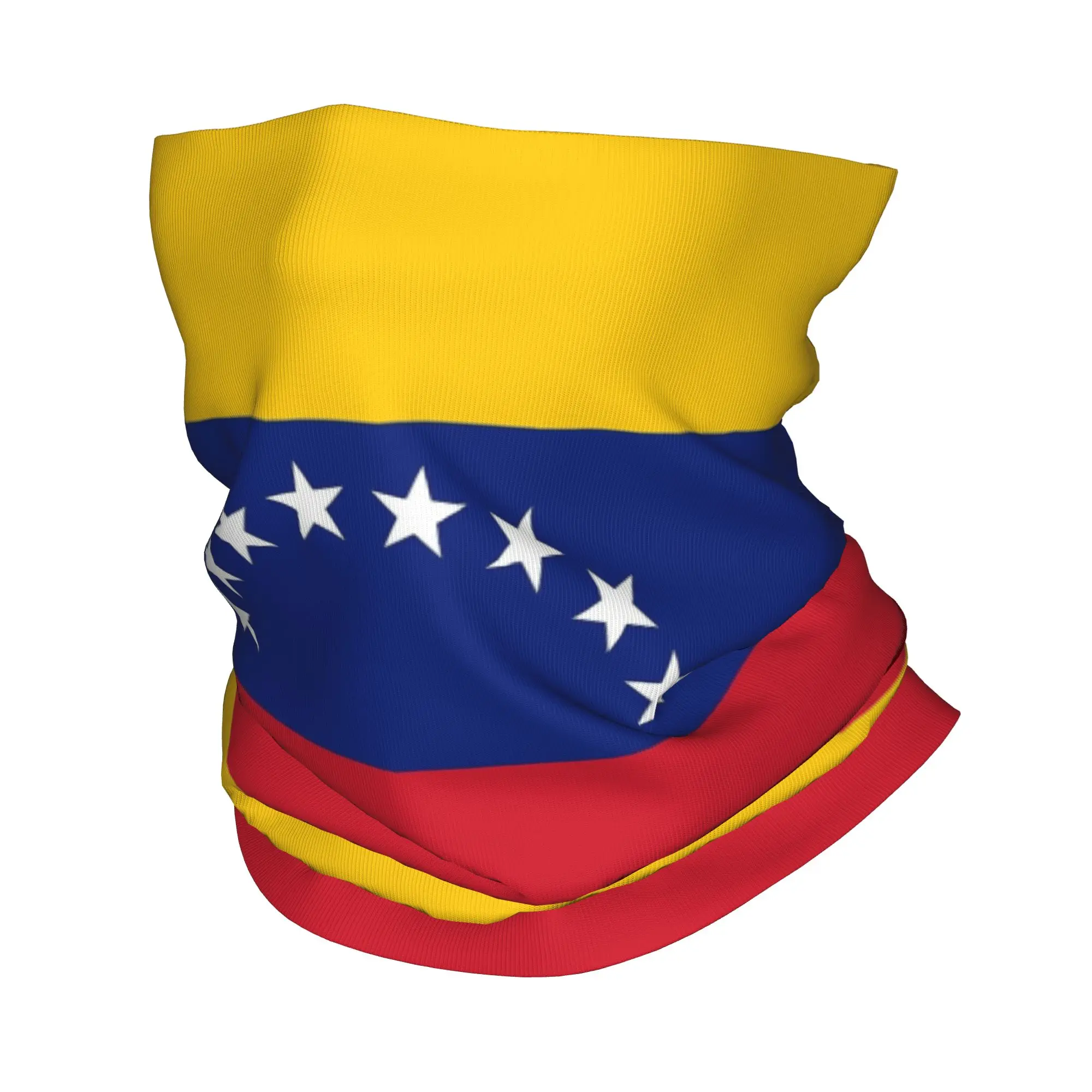 Venezuela National Flag Vibrant Bandana Neck Cover Printed  Balaclavas Mask Scarf Multifunctional Headwear for Men Women Adult