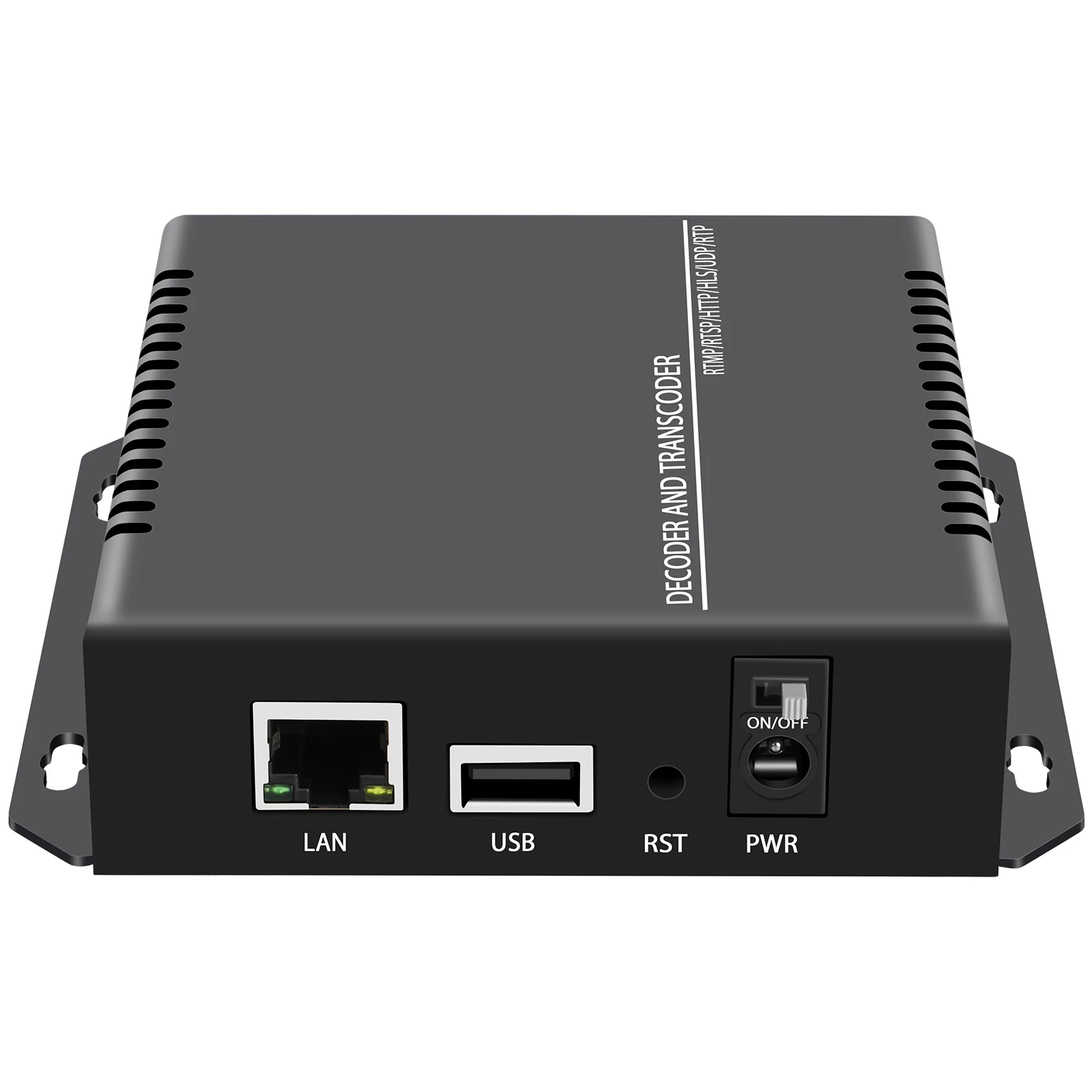 URayTech 4K 60fps IP Camera Decoder with Dual HDMI Output, Video Streaming Transcoder for Converting RTSP RTMP SRT ONVIF HLS UDP