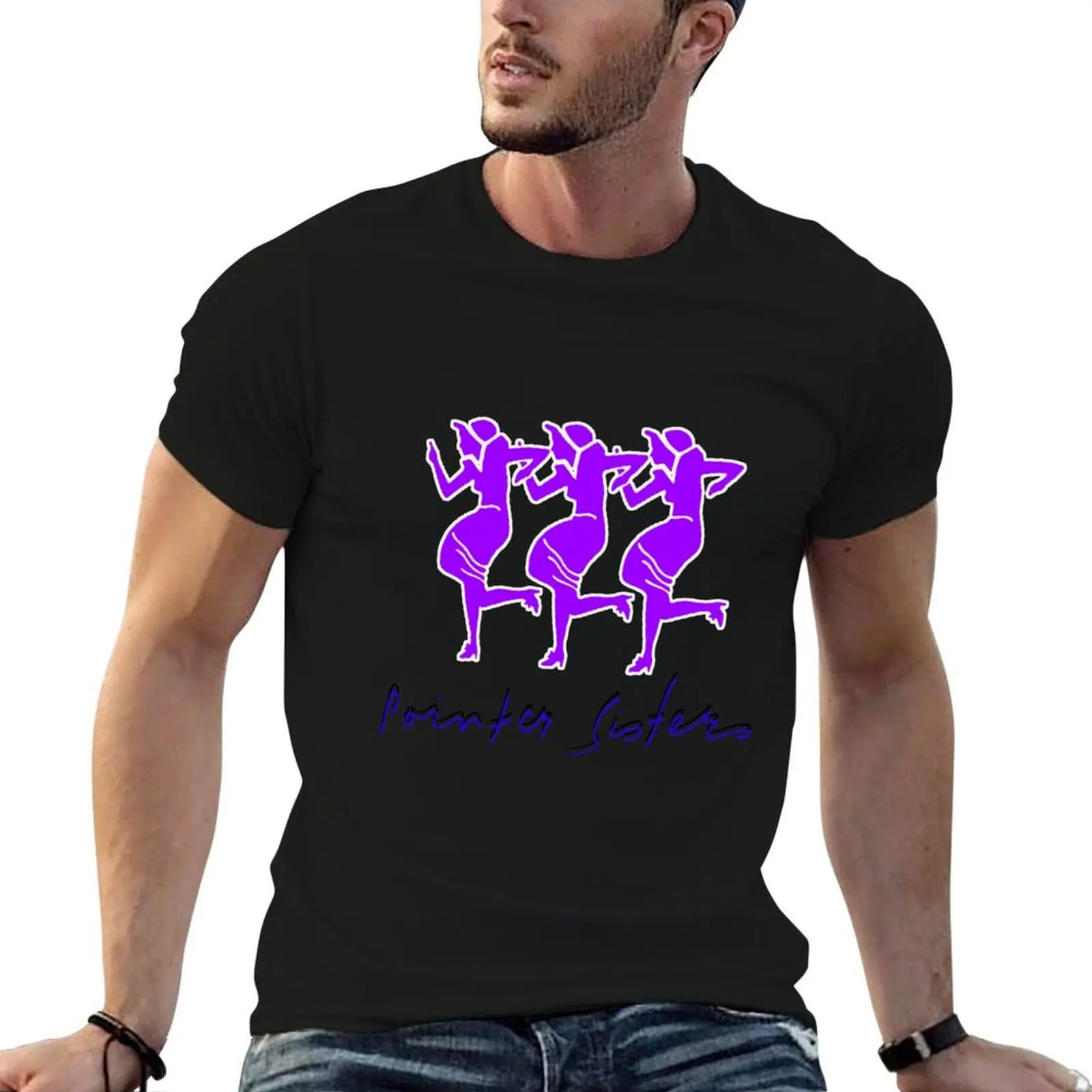 T-Shirt The Pointer Sisters Rare Vintage Dare Me Era, en coton, 100%, pour homme, de luxe, 1985