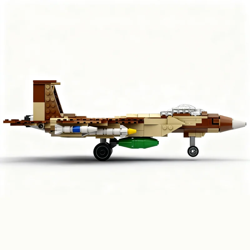 500ピース MOC F ストライクイーグル 1/10スケール シティ空港モデル 組み立てブロック おもちゃ DIY クリエイティブ クリスマスギフトアイデア ブロック 子供 誕生日プレゼント