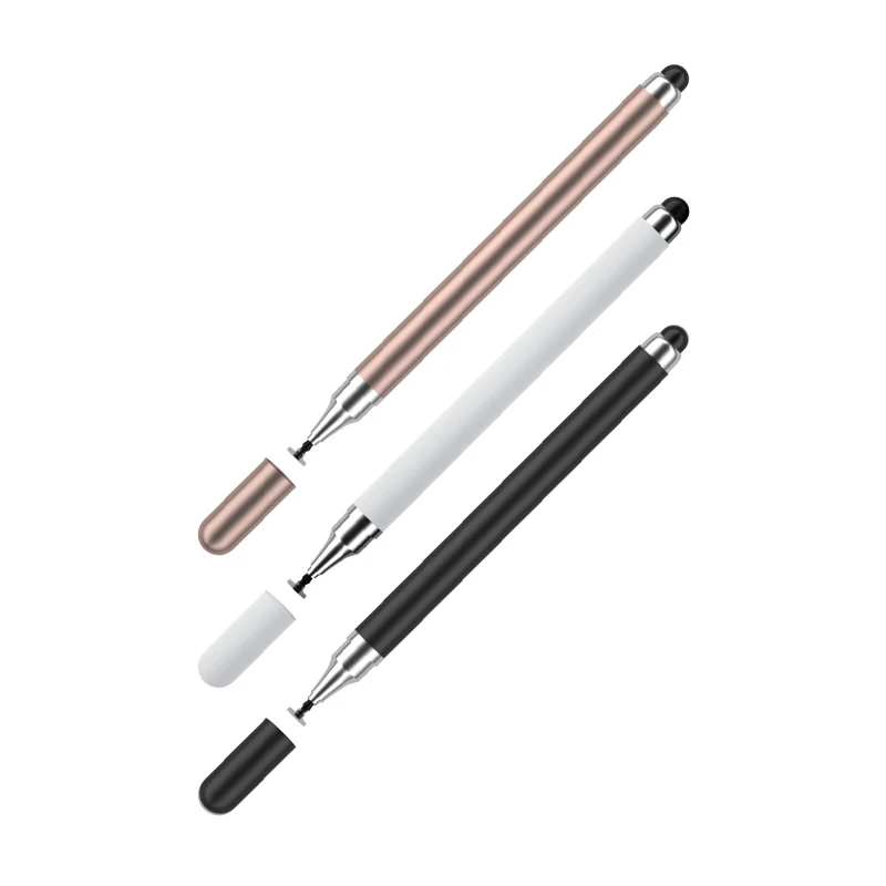 1Pc Universal 2 In 1 Stylus Pen For Android iOS Touch Pen Drawing Capacitive Pencil For iPad Xiaomi Samsung Tablet Smart phone