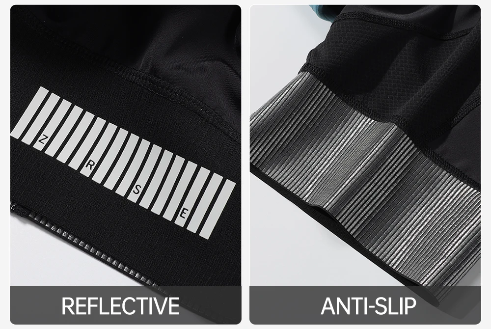 ZRSE Herren-Radhose mit Trägern, 7H, Italien, gepolstert, atmungsaktives Material, Herren-Fahrradbekleidung, MTB, Rennrad, Frühling, Sommer, bequem zum Radfahren. – Detail 20