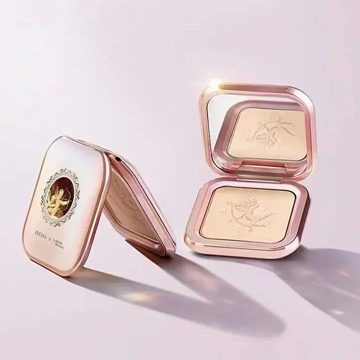ZEESEA Angel Cupido paleta de contorno resaltador ilumina puré de patatas nacarado Hada diamante brillo tridimensional