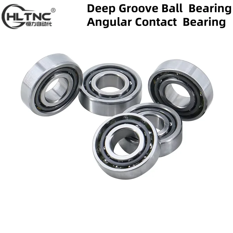 HLTNC Deep Groove Ball Bearing 608 6000 6001 6002 6004 6203 6204 6205 6206 ZZ Angular Contact Bearings 708 7000 7001 7002 AC