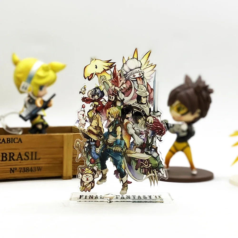 

FF9 group Zidane Garnet VIVI anime toy acrylic standee figurines desk decoration cake topper