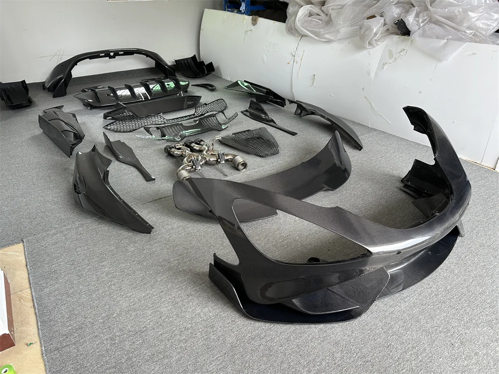 765LT All Carbon Fiber Body Kit for Mclaren 720S Tuning Body Kit for Mclaren 720S 765LT Aerodynamic Body Kit