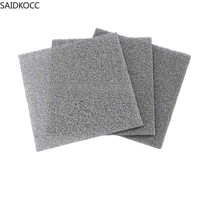 SAIDKOCC 100x100mm High Purity Foamed Iron Nickel Electrochemical Experiment Catalytic Filtration Materials