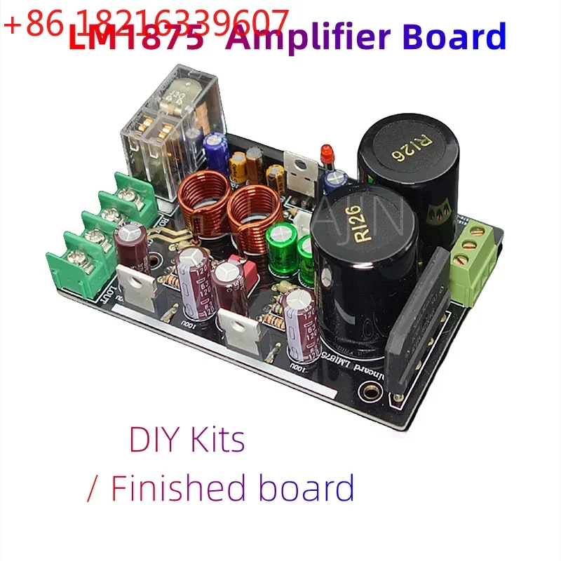 Weiliang LM1875 Audio Amplifier Board Stereo Amplificador Gaincard GC Version LM1875 Low Distortion Amplifier DIY KITS