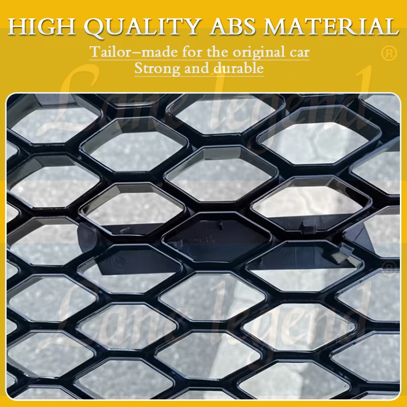 New ABS Material For Audi A1 2011-2015 Grille Modification RS1 Grille Honeycomb Water Tank Cover Heat Dissipation Gas