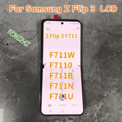 AMOLED Lcd For Samsung Z Flip 3 5g Lcd F711 Display Touch Screen Assembly Replacement For Z Flip3 Display Lcd F7110 With Defect