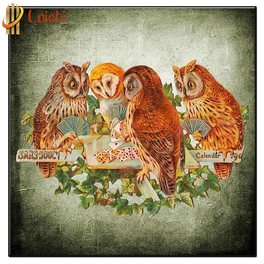 

5d diamond mosaic For Living Room Owl Totem Home Decoration animal diamond Painting embroidery mosaic full round square drill