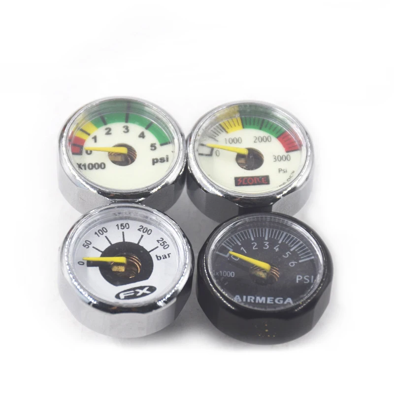 Miniature Pressure Gauge Barometer 3000psi 4000psi 4500psi 5000psi 6000psi 250bar