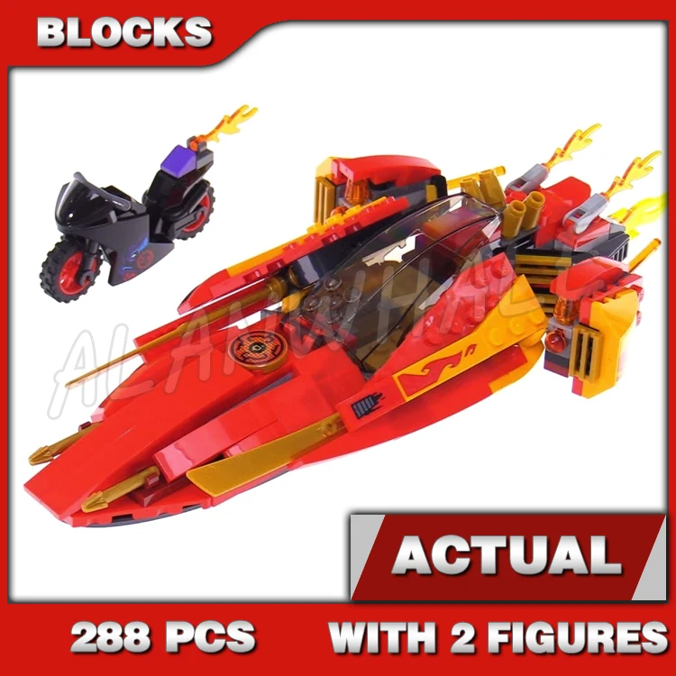 288pcs  V11 Battle Boat Street Bike Motorcycle 10801 Building Blocks Assemble Sets Bricks Compatible with Model