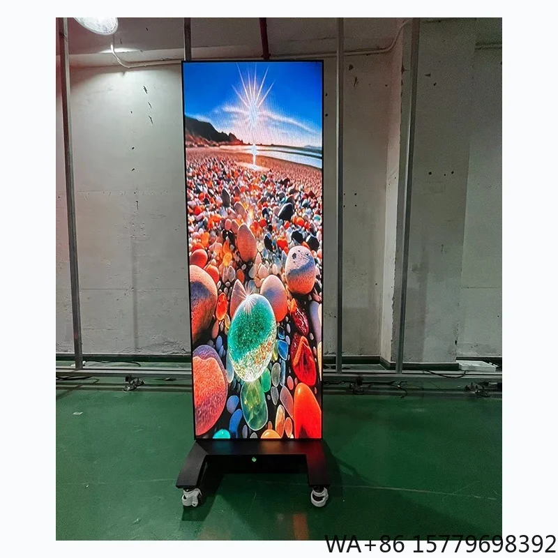 Hot Sale P1.25 P1.56 P1.87 Portable Smart Advertising Player Led Screen Indoor Poster Display for Shopping Mall