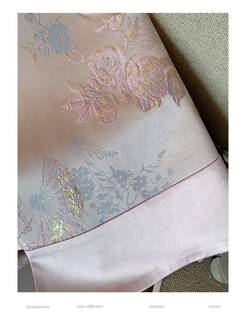 Pink New Chinese Style Embroidery Tassel Buckle Vest, Women\'s Spring High-end Temperament Tang Style Outerwear Vest