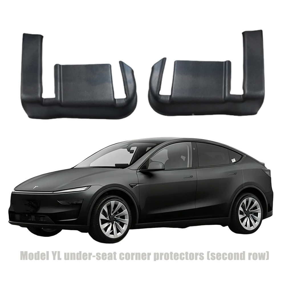 

Full Set Felt Protective Covers Fit For Tesla Model YL Under Seat Slide Rail Corner Guards Rear Row Protection Panels