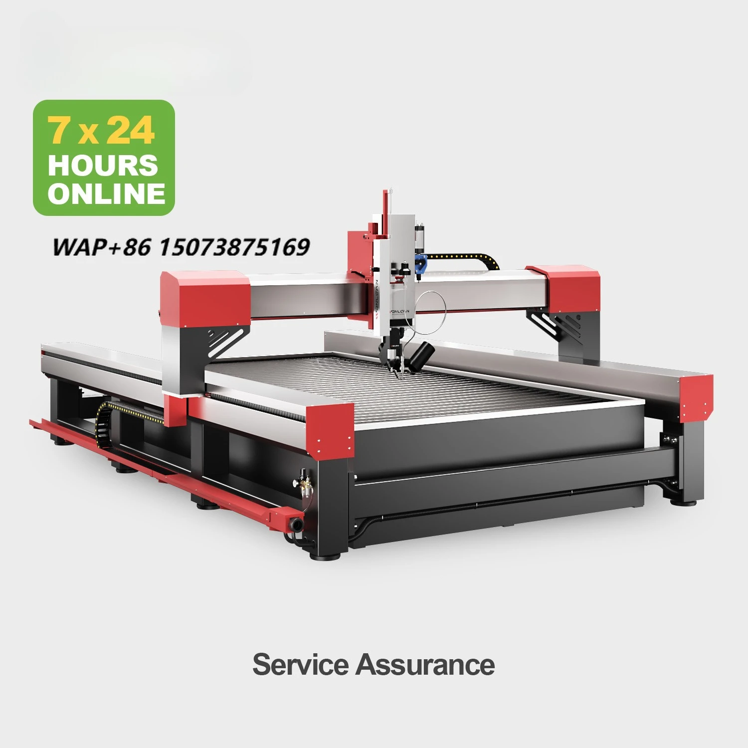 WONLEAN 5 Axis Cnc Water Jet Cutter Stone Waterjet Cutting Machine