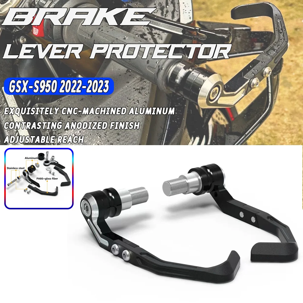 

For Suzuki GSX-S950 2022-2023 Levers Guard Brake Clutch Handlebar Protector CNC Motorcycle Bow Guard