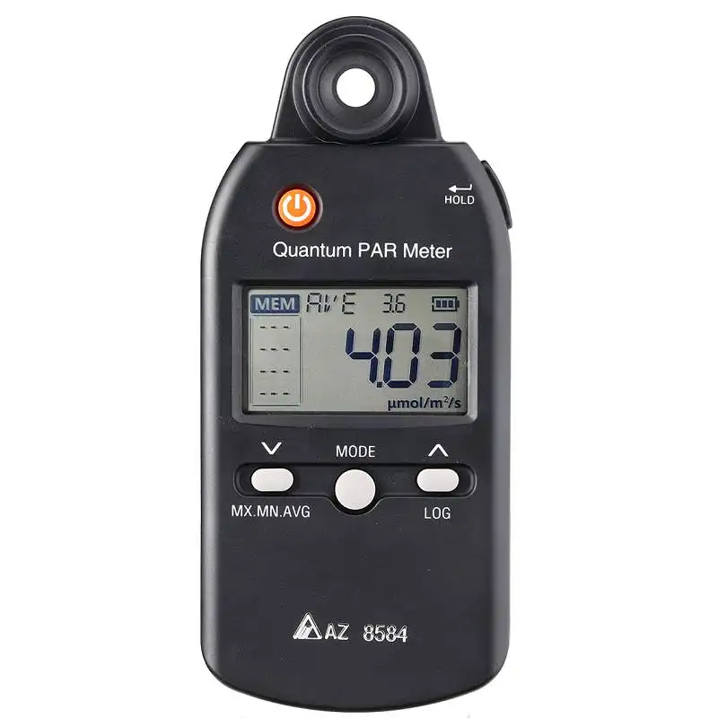 AZ Pocket Size High Accuracy Full Spectrum PAR Meter Quantum 40010nm~70010nm Wide Range Testing Equipment