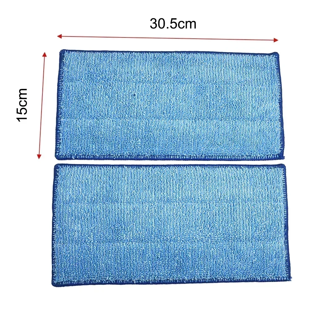 2Pcs Microfiber Mop Pads For Swiffer WetJet Household Cleaning Sweeping Robot Replacement Washable Spare Parts