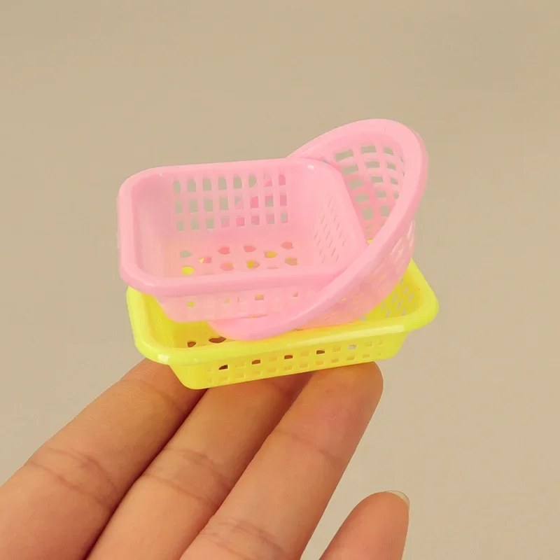 12pcsDollhouse  Mini Basket Basket Tools House Miniature Simulation Kitchen Scene Doll Accessories Home Decor Decoration