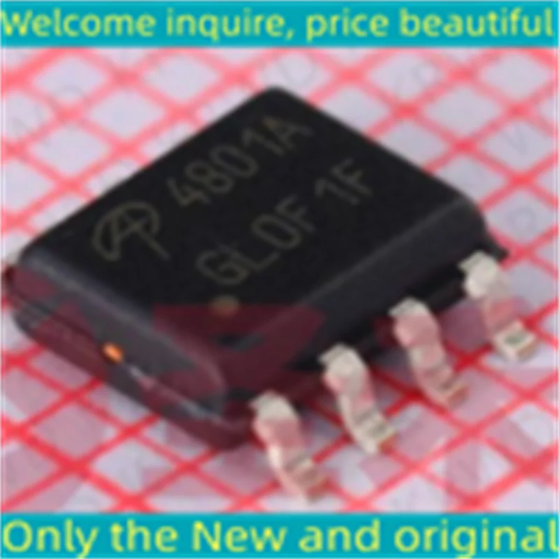 IC 4801A ตัวชิป SOIC-8L คุณภาพสูง 10 ชิ้นต่อแพ็ก ใช้งานได้จริงในโปรเจกต์อิเล็กทรอนิกส์ทุกประเภท