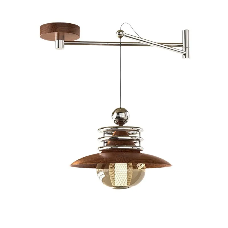 الملونة الرجعية الروك الذراع قلادة أضواء الشمال المنزل غرفة الأطفال ديكور مصباح معلق الثريا طاولة طعام بار Luminaria #3