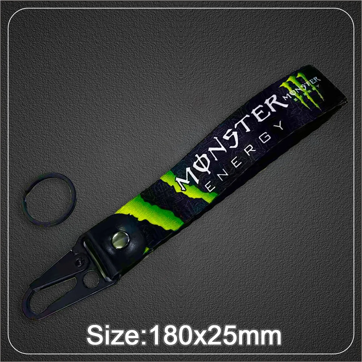 Monster Energy Keychain Key Chain Ring Keyring Logo for YAMAHA HONDA SUZUKI KAWASAKI BMW