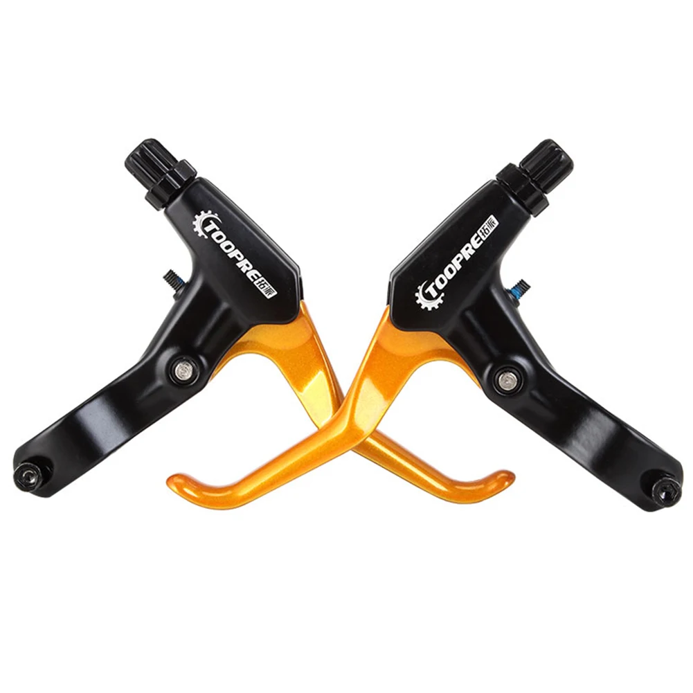 TOOPRE 1pair Universal Aluminum Alloy Mountain Bicycle Brake Handle Lever Bike Clutch Grips Handlebar for MTB Road Folding Bike