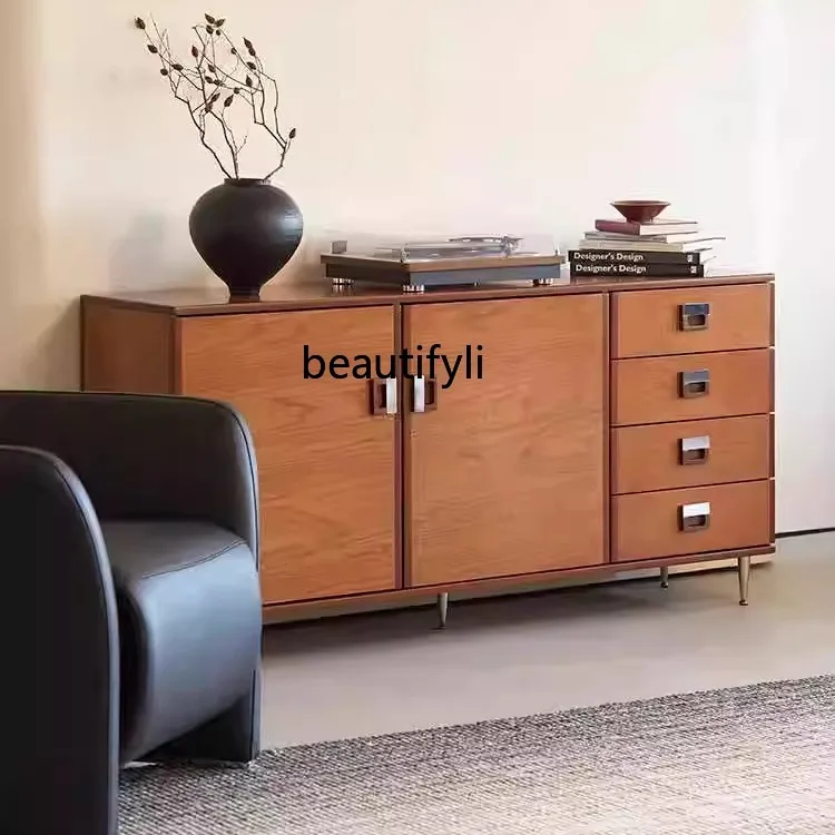 

Vintage Style Solid Wood Entryway Chest of Drawers Sideboard Bedroom Bedside Decorative Storage Cabinet