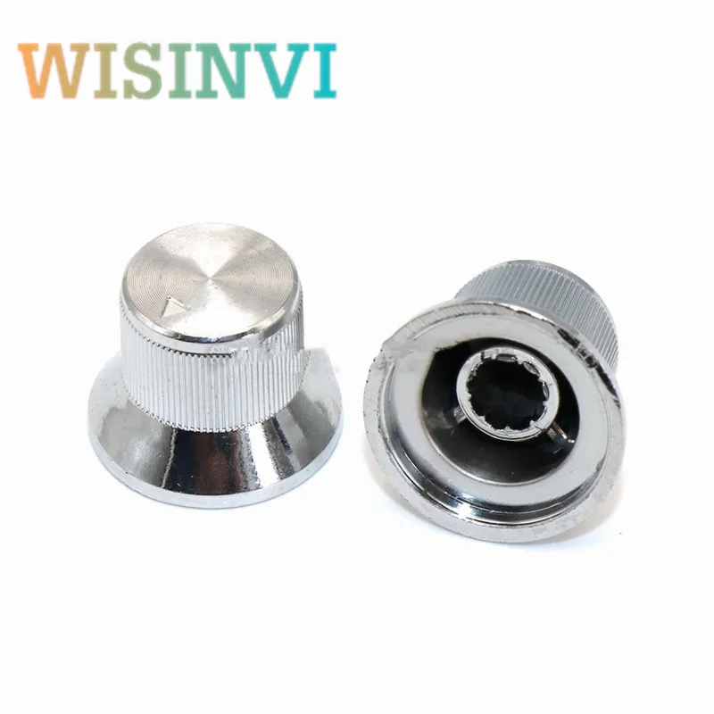 5pcs 20*14MM Straw hat shape knob Plastic plating silver knob Plastic plating silver knob Flower Shaped Inner Hole 6mm