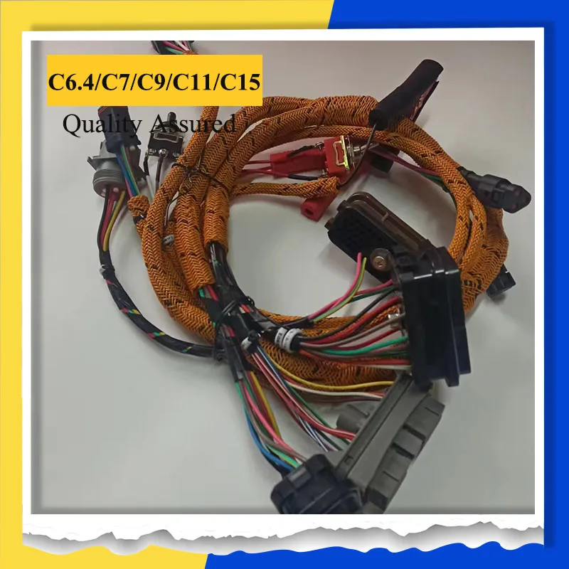 C6.4 6.6 C7 C11 C15 C9 3126B Diagnostic Cable Harness For Caterpillar CAT Excavator Engine Inspection Wiring Harness ECM Testing