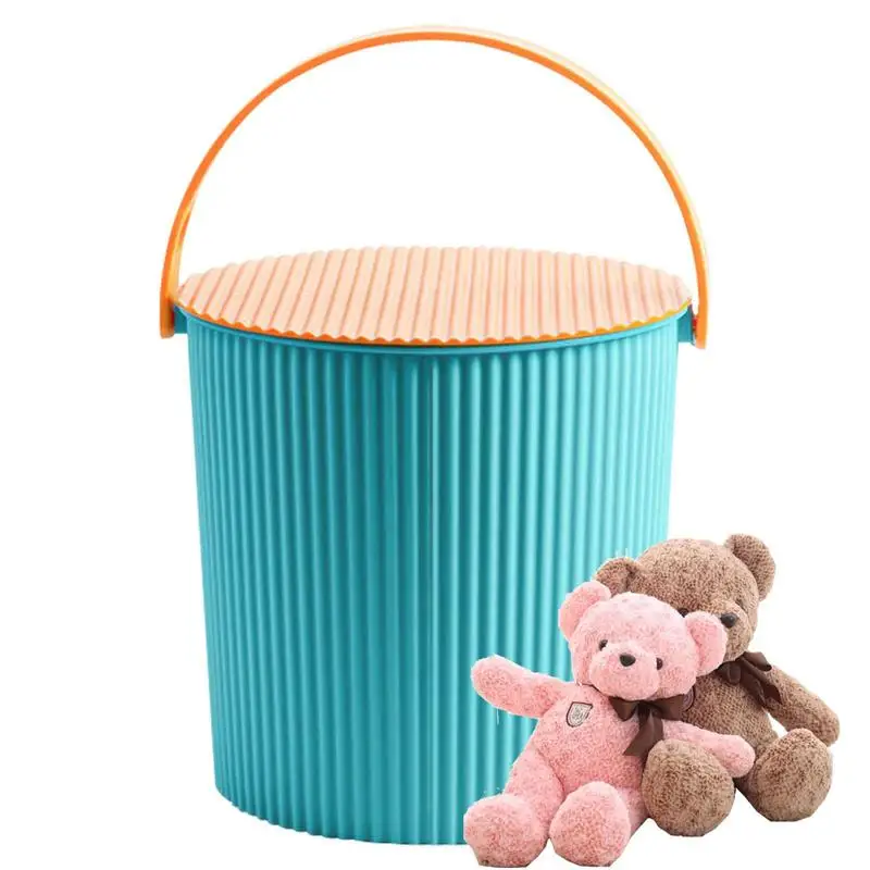 Portable Storage Bucket Multifunctional Outdoor Travel Water Storage Bin Waterproof Camp Buckets With Strong Handle For Camping