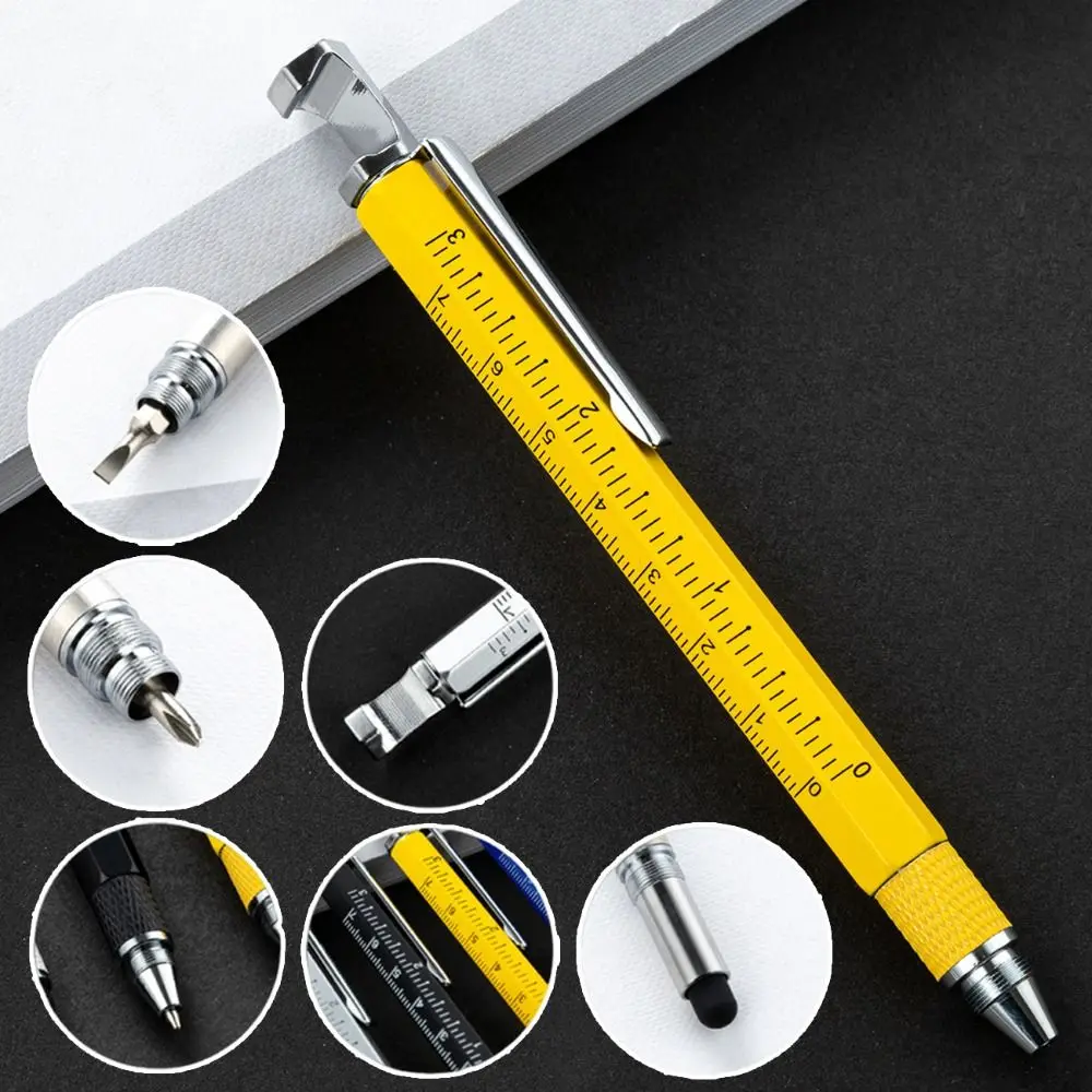 Picture 5: 7 in 1 Multi-function Tool Pen Detachable Portable Handheld Screwdriver Tool DIY Phone Stand Mini Cross Screwdriver Writing