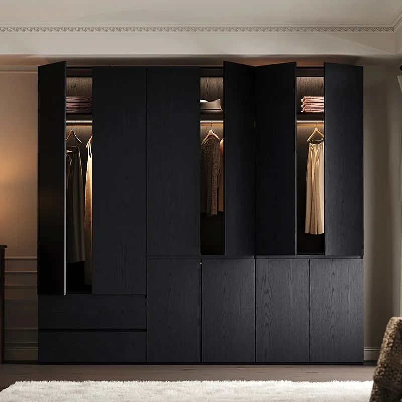 

Interior Open Bedroom Nordic Black Cubes Wardrobe Bedroom Drawers Closet Organizer Storage Cabinets Guarda Roupas Furniture