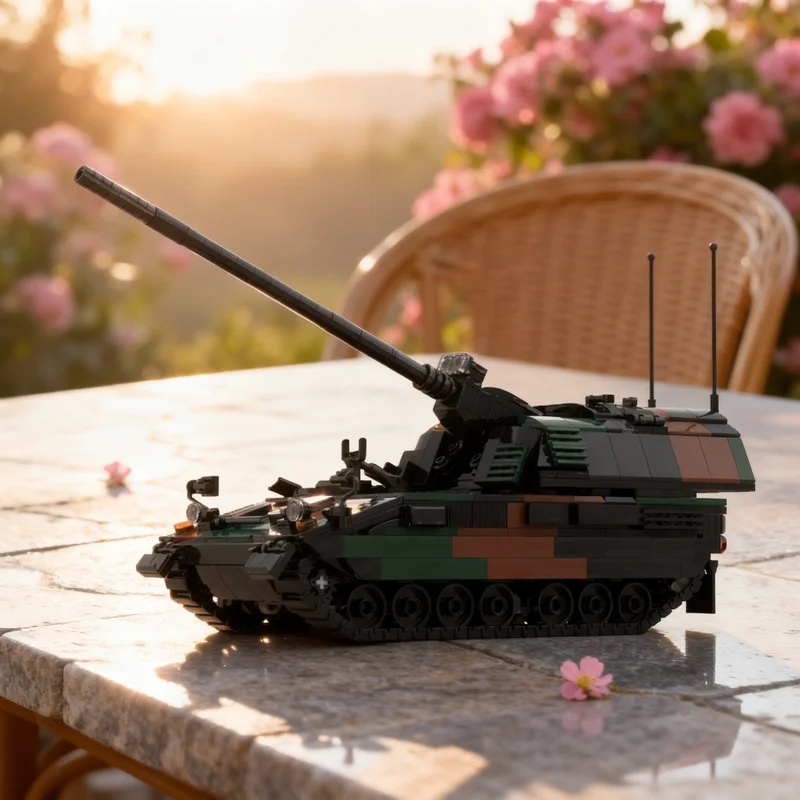 

1009pcs MOC PZH Howitzer Model Building Blocks Construction Assemble DIY Creative Idea Education Toys Festival Gifts Brick
